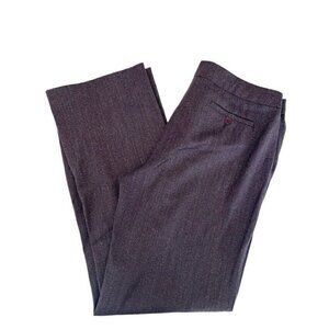 Etro Women's Sz 46 (US 10) Gray Wool Blend Dress Pants Trousers